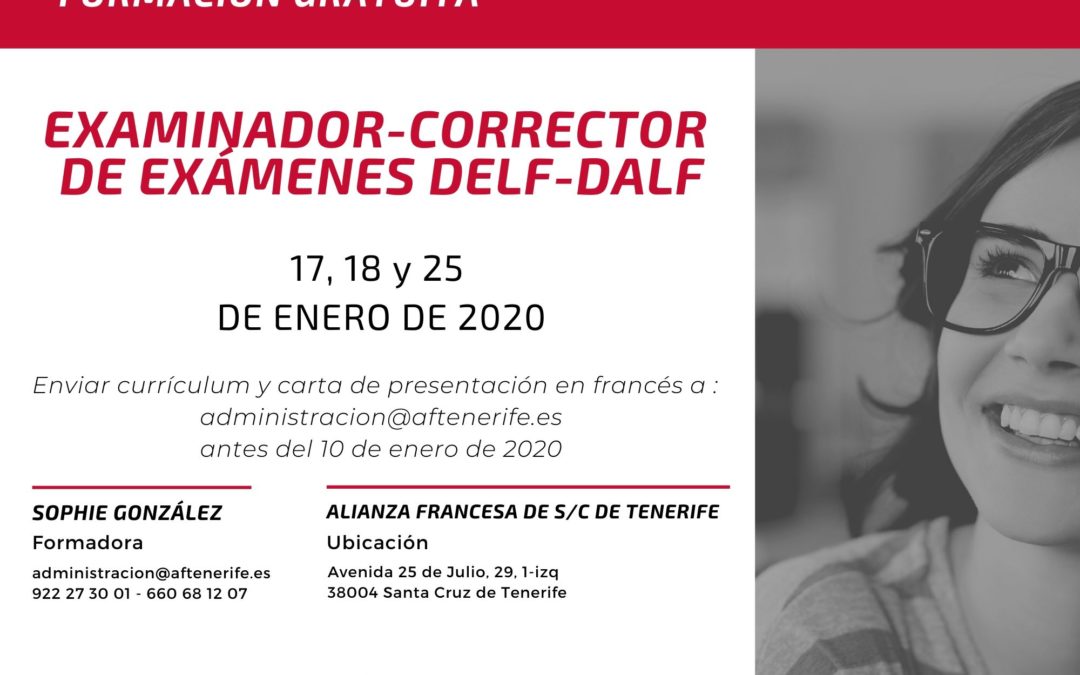 Formación gratuita: examinador-corrector de exámenes DELF-DALF