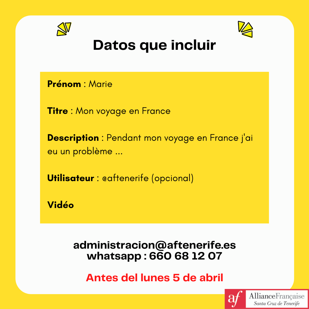CONCOURS FRANCOPHONIE ESP - datos