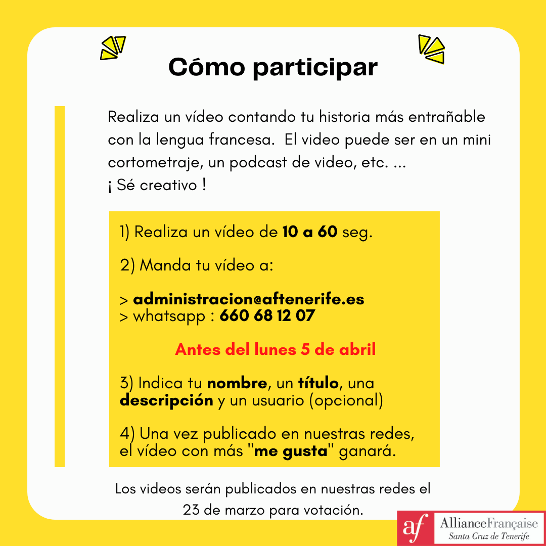 CONCOURS FRANCOPHONIE ESP - participar