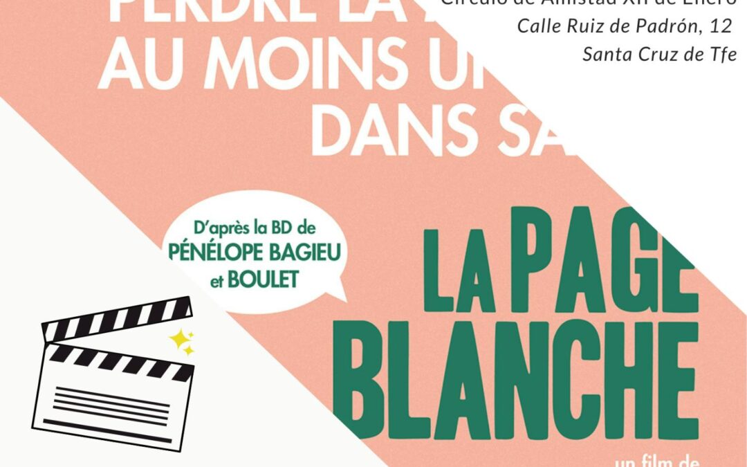 CINE FRANCÉS: La page blanche