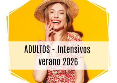 ADULTOS – INTENSIVOS Verano 2026