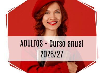 ADULTOS – Curso anual 2026/27