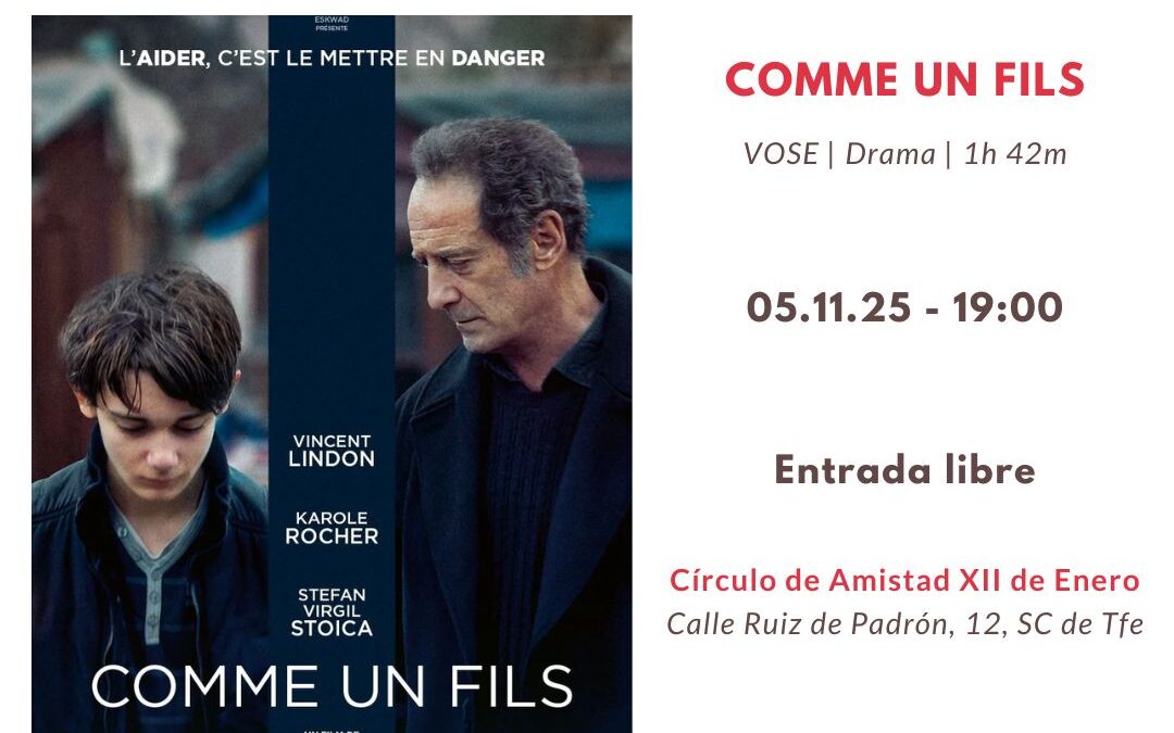 CINE FRANCÉS – 05/11/25 – COMME UN FILS
