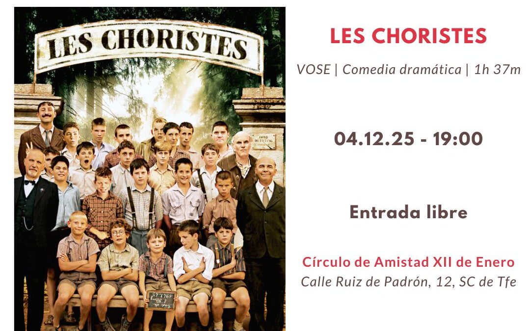 CINE FRANCÉS – 04/12/25 – LES CHORISTES